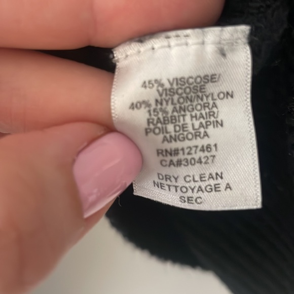 Wildfox Fox Face Sequin Sweater in Black XS - Picture 7 of 8